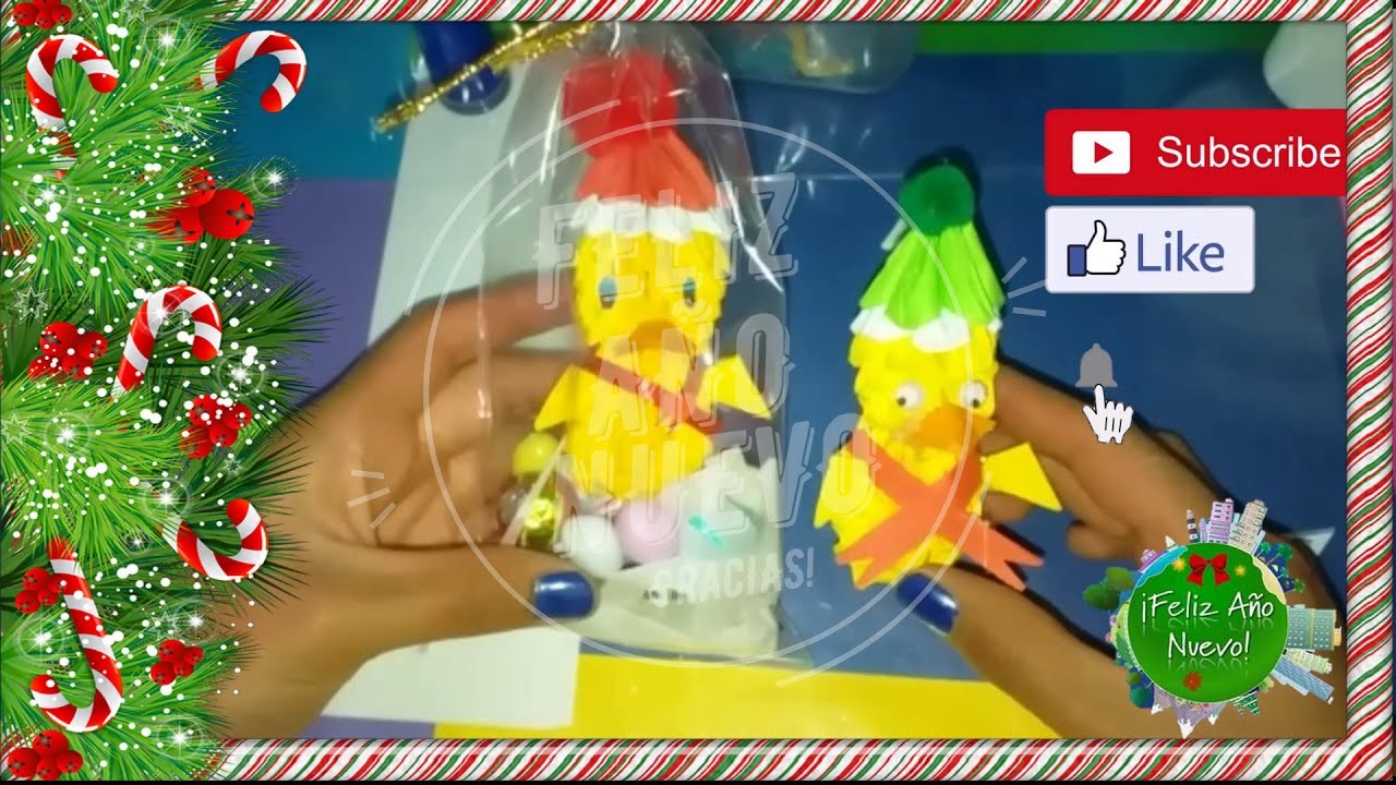 Pato Navideño Origami 3D!! ????????????????