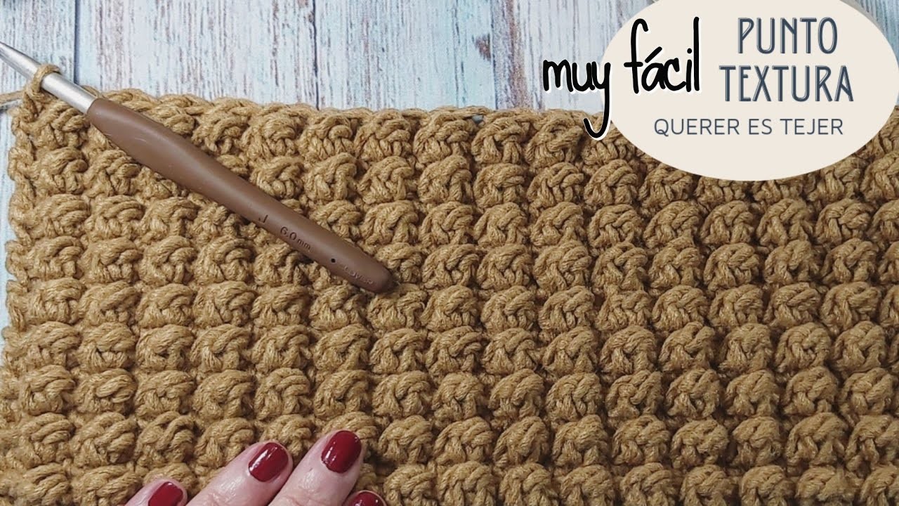 Punto de textura a crochet ☆ puntos fáciles a crochet ☆ easy crochet stitches