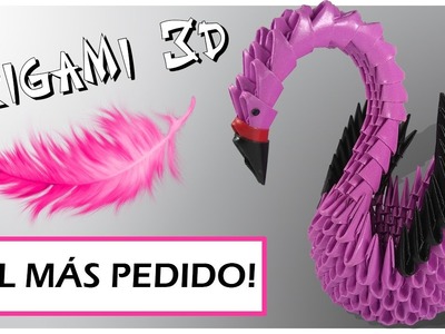 Tutorial Flamenco En Origami 3D ???? Animales Fáciles De Hacer
