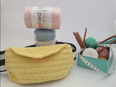 Bolso tejido en crochet | Aprende a Tejer | Ganchillo Paso a Paso DIY