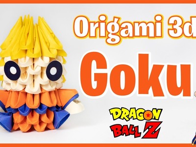 Cómo Hacer a GOKU de ORIGAMI 3d, en Español DRAGON BALL (FÁCIL) Tutorial Paso a Paso