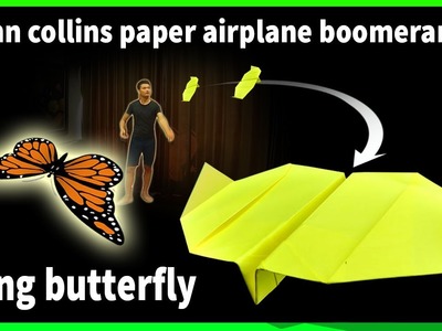 Cómo Hacer un Avión de Papel BUMERANG ver 23 | faire des avions en papier | avião boomerangue