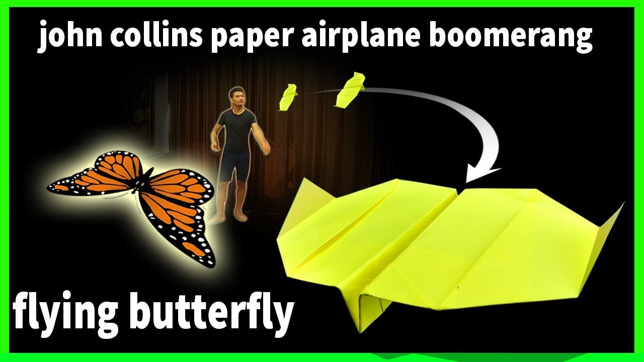 Cómo Hacer un Avión de Papel BUMERANG ver 23 | faire des avions en papier | avião boomerangue