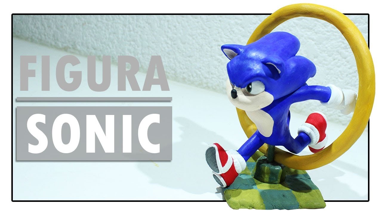 Como Hacer Una Figura De Sonic Plastilinaporcelana Fría Diy Una