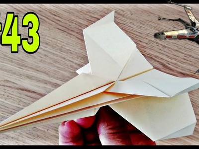 Como hacer una nave de STAR WARS de papel (x wind de la resistencia) ???? ORIGAMI easy by ????????✈????????????