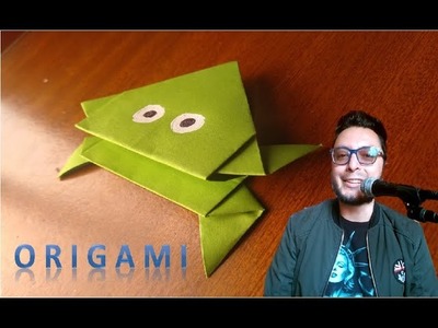 Como hacer una rana de papel (ORIGAMI) #origami #rana