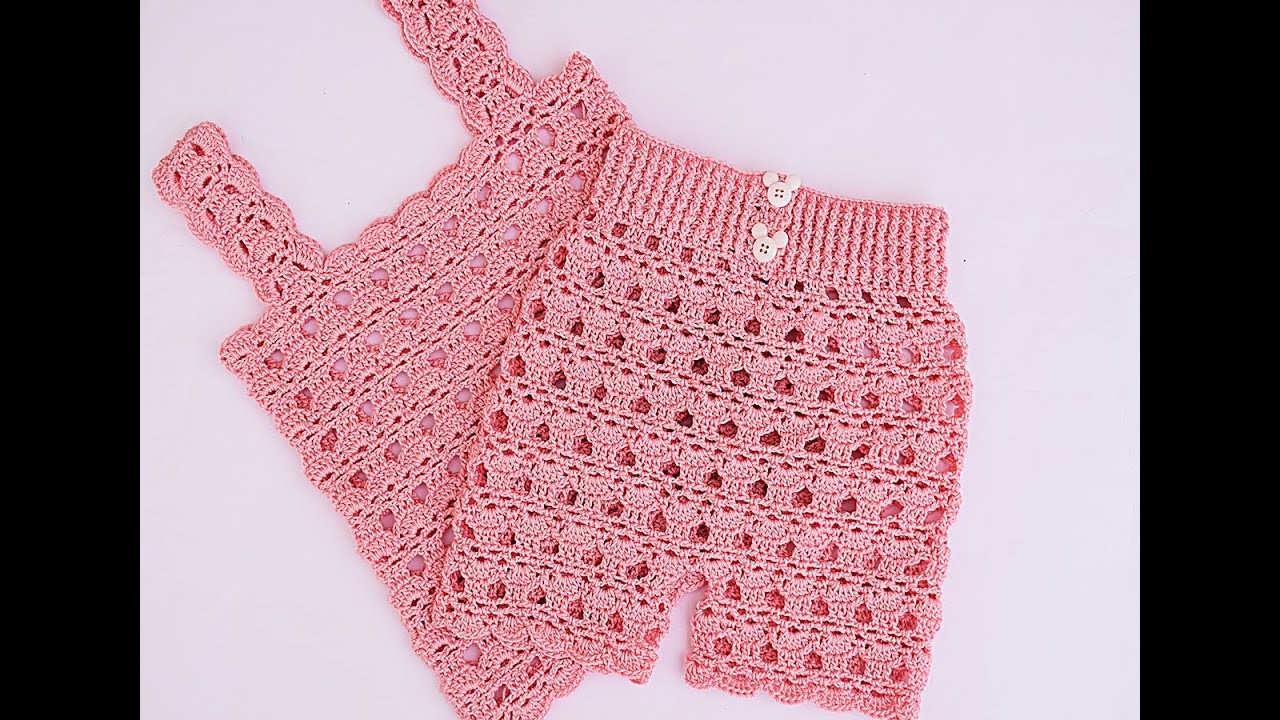 Conjunto de camiseta y shorts a crochet super fácil #crochet #ganchillo
