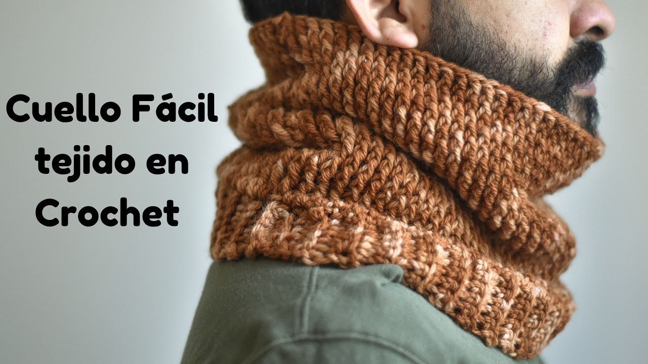 ????Cuello Fácil tejido a crochet ???? Easy neck crochet
