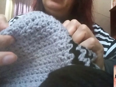 GORRO DE CROCHET (tipo boina para principiantes)