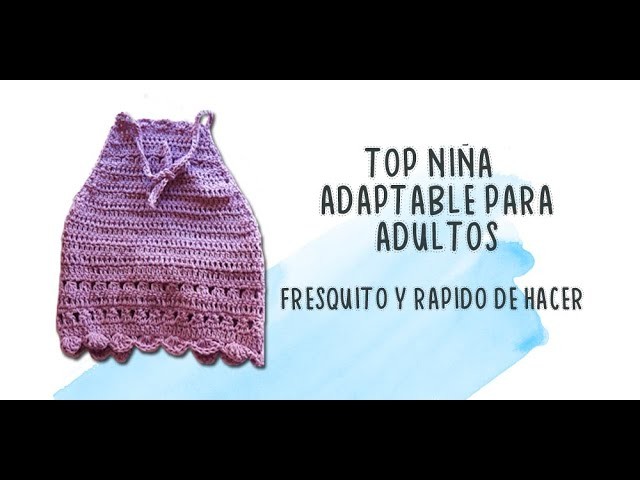 Top Niña fácil y fresquito | Cool and easy girl top