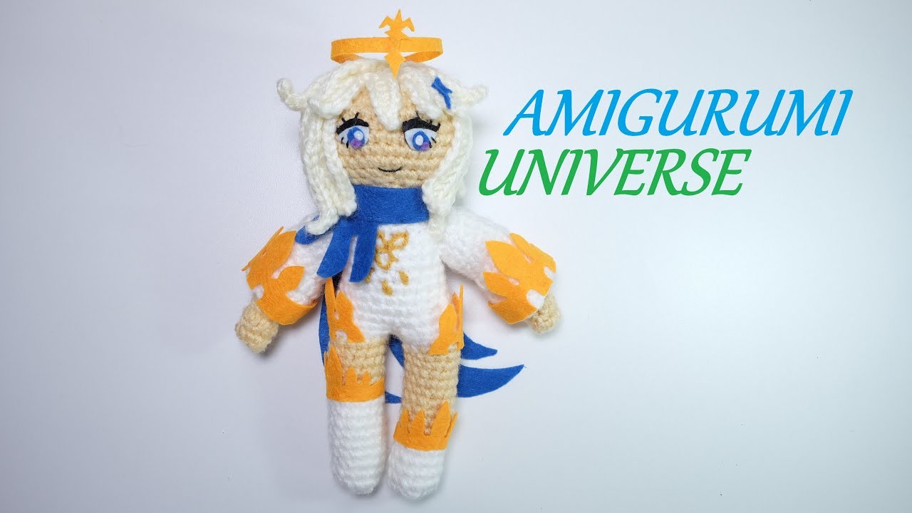 Tutorial Paimon muñeca de ganchillo anime de Genshin Impact. Cómo hacer a Paimon. Amigurumi Universe