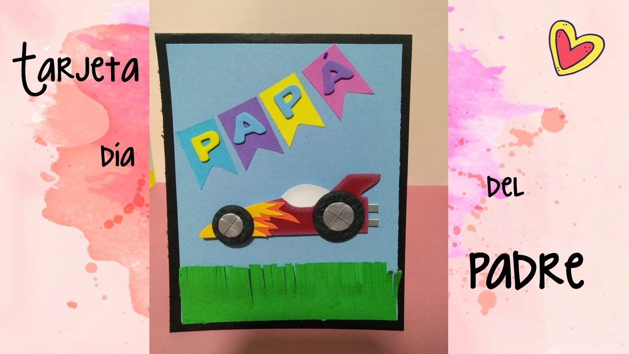 TARJETA DÍA DEL PADRE | Pao Manualidades