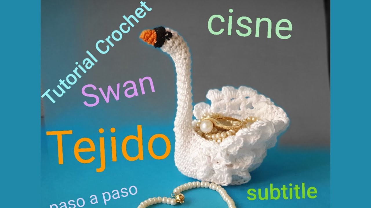 ???? Tutorial????Cisne a Crochet Paso a Paso???? How to Crochet Swan Pattern????Schwan selber HÄkeln Teil????