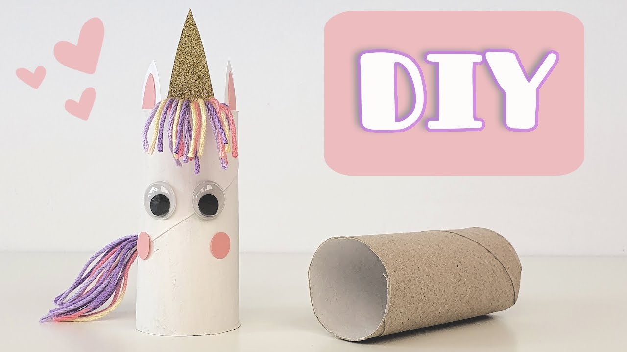 UNICORNIO con ROLLOS de PAPEL HIGIÉNICO | DIY unicorn paper roll craft