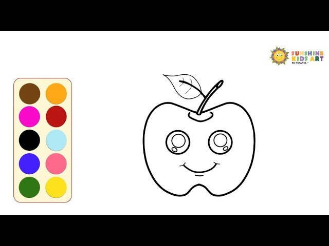 ????Cómo Dibujar una Manzana????| Dibujos Fáciles para Niños