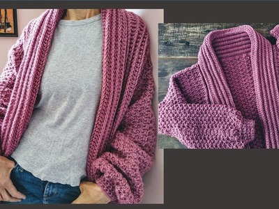 Suéter a crochet para mujer muy fácil ¡Paso a paso!