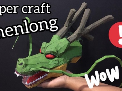 Shenlong de paper craft | dragón ball  Z decoración DIY