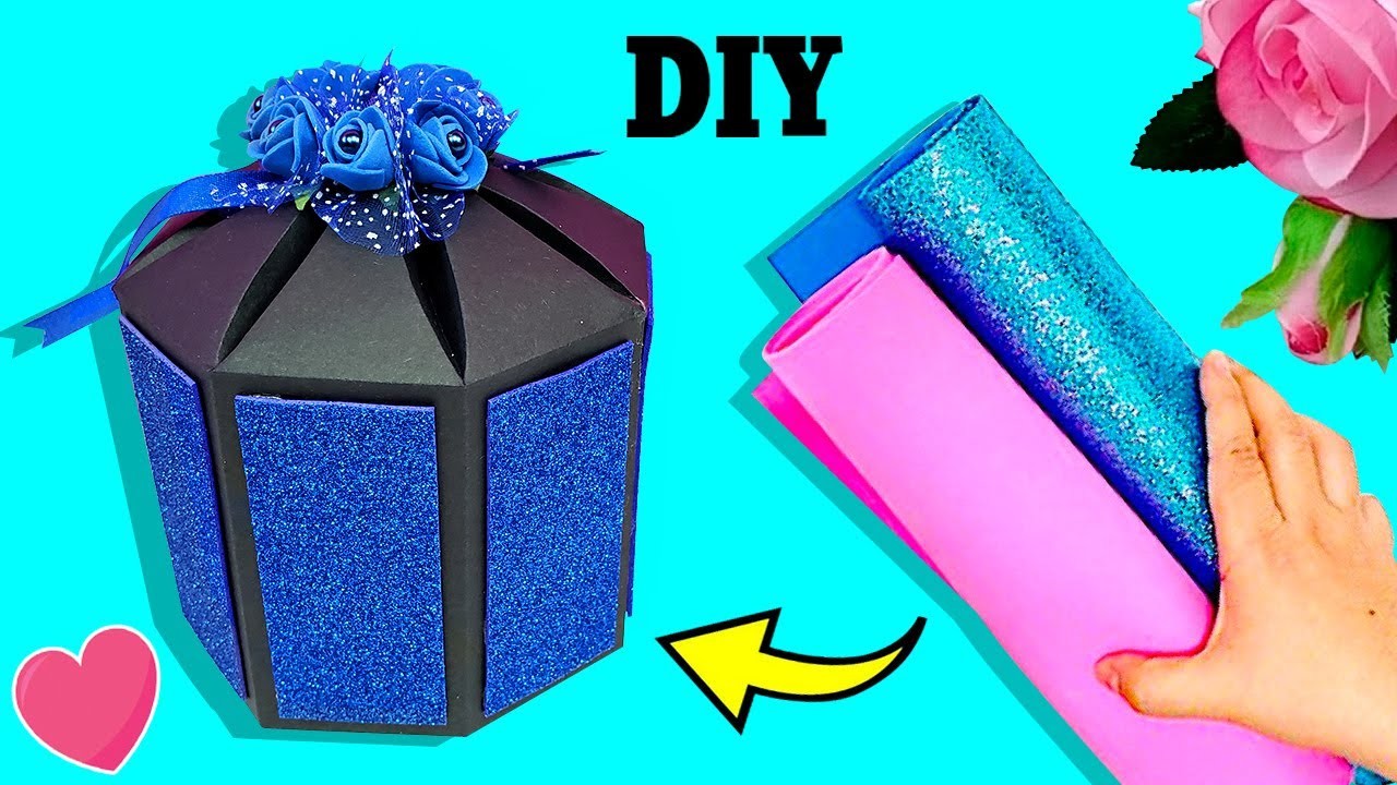 DIY Hermosa caja de regalo | Manualidades para San Valentín | Handmade gift box