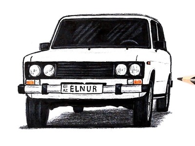 Как нарисовать Жигули | Ehedov Elnur
