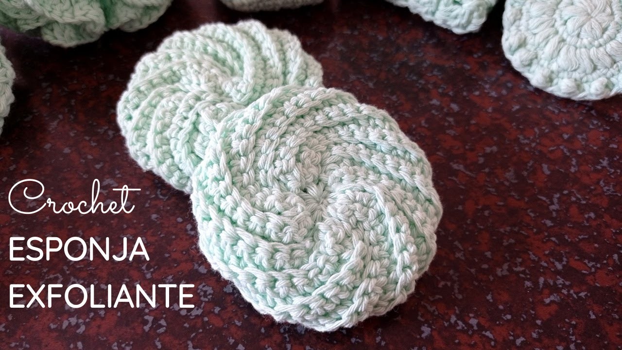 Set de spa a crochet – Esponja exfoliante