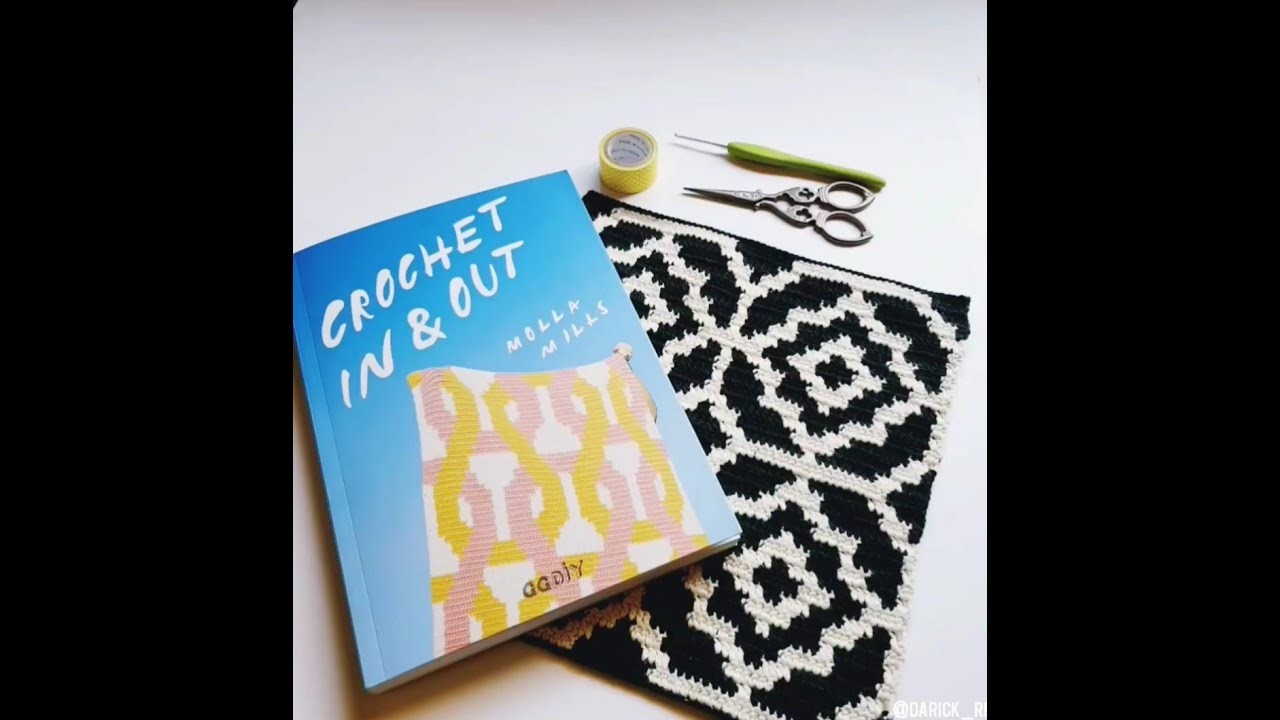 Libro de Molla Mills + Tutorial de tapestry crochet de ida y vuelta (cambio de color)
