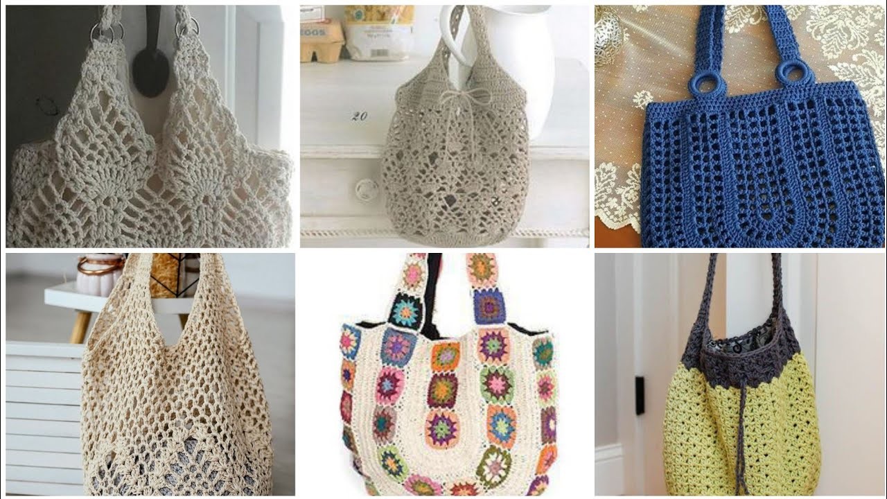 Bolsos de crochet extremadamente exigentes de uso diario