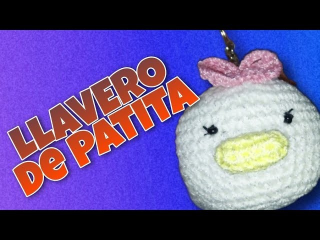 Cómo tejer una PATITA ????a CROCHET ????de llavero ???? paso a paso