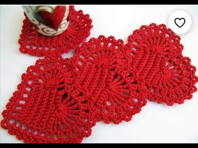 ????❤️❤️❤️posavasos tejidos a crochet para????❤️❤️❤️ el día del amor y la amistad ????❤️❤️❤️