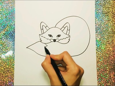 Cómo dibujar un zorro muy fácil ???? | Tutorial de dibujo fácil para niños
