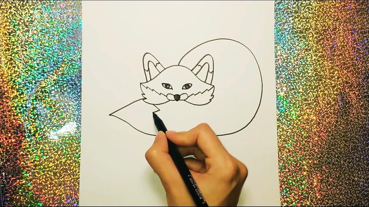 Cómo dibujar un zorro muy fácil ???? | Tutorial de dibujo fácil para niños