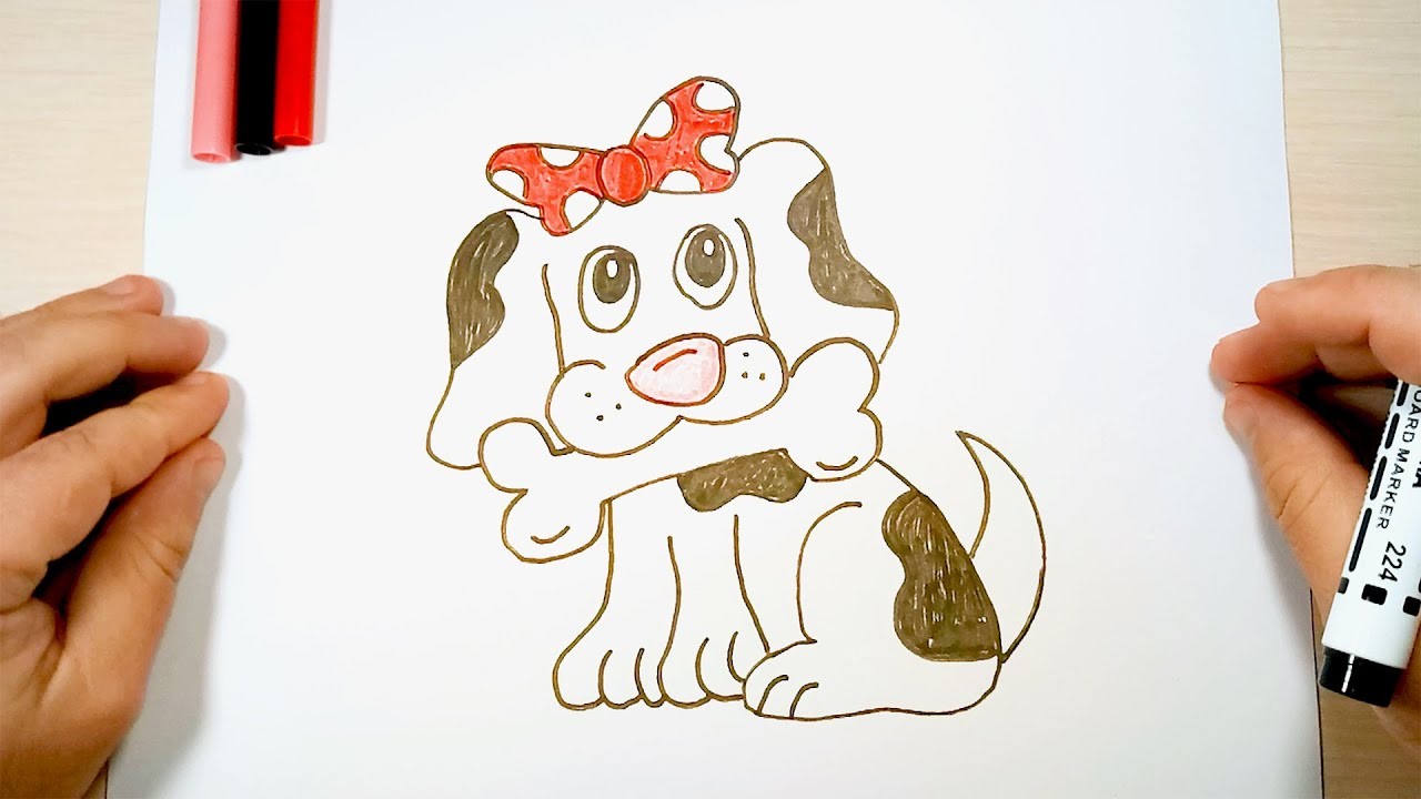How to Draw the Cutest Puppy Dog | Easy Draw