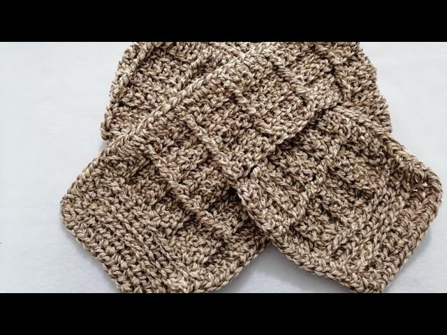 BUFANDA TEJIDA A CROCHET, LA MÁS FACIL Y SENCILLA DE TODAS, SUPER RAPIDA