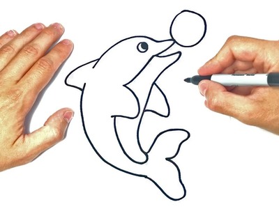 Cómo dibujar un Delfín | Dibujo de Delfín