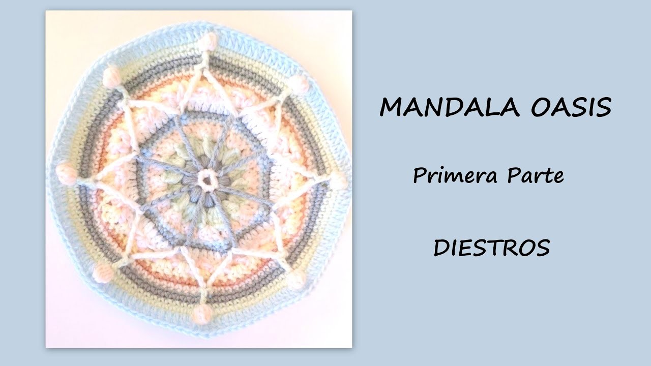 OASIS MANDALA_ Pimera Parte_Paso a paso_Diestros @Medelhalvet Mar