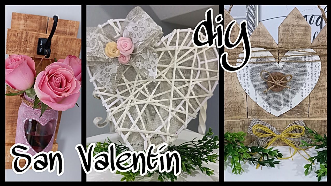 DIY Regalos para san Valentín | manualidades de San Valentín