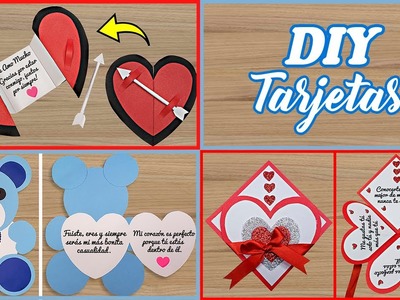 DIY Tarjetas para San Valentín | 14 de Febrero | Manualidades paso a paso | Handmade Card Valentine