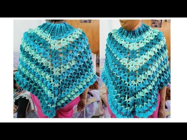 CAPA, CHALINA TEJIDA A CROCHET, MUY FÁCIL Y SUPER RÁPIDA, IDEAL PARA PRINCIPIANTES