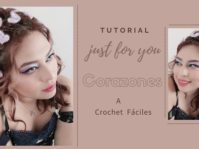 Como realizar Corazones a #crochet. fáciles