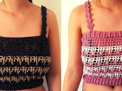 TOP DE CROCHET | BLUSA DE CROCHET ????????????????