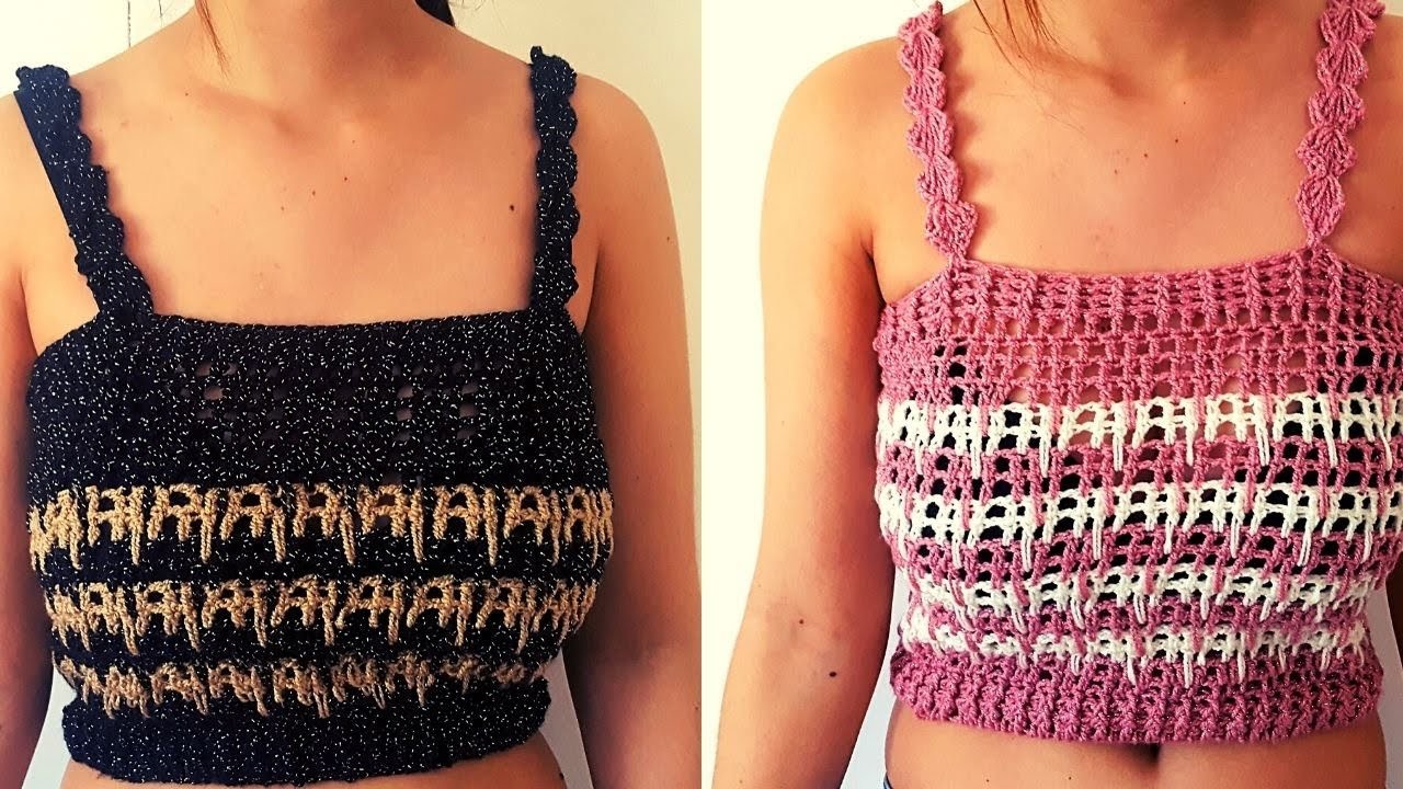 TOP DE CROCHET | BLUSA DE CROCHET ????????????????