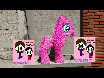Como hacer Piñata de Pony, sirve para Unicornio, Pinkie pie, fácil, efecto peluche, DIY,