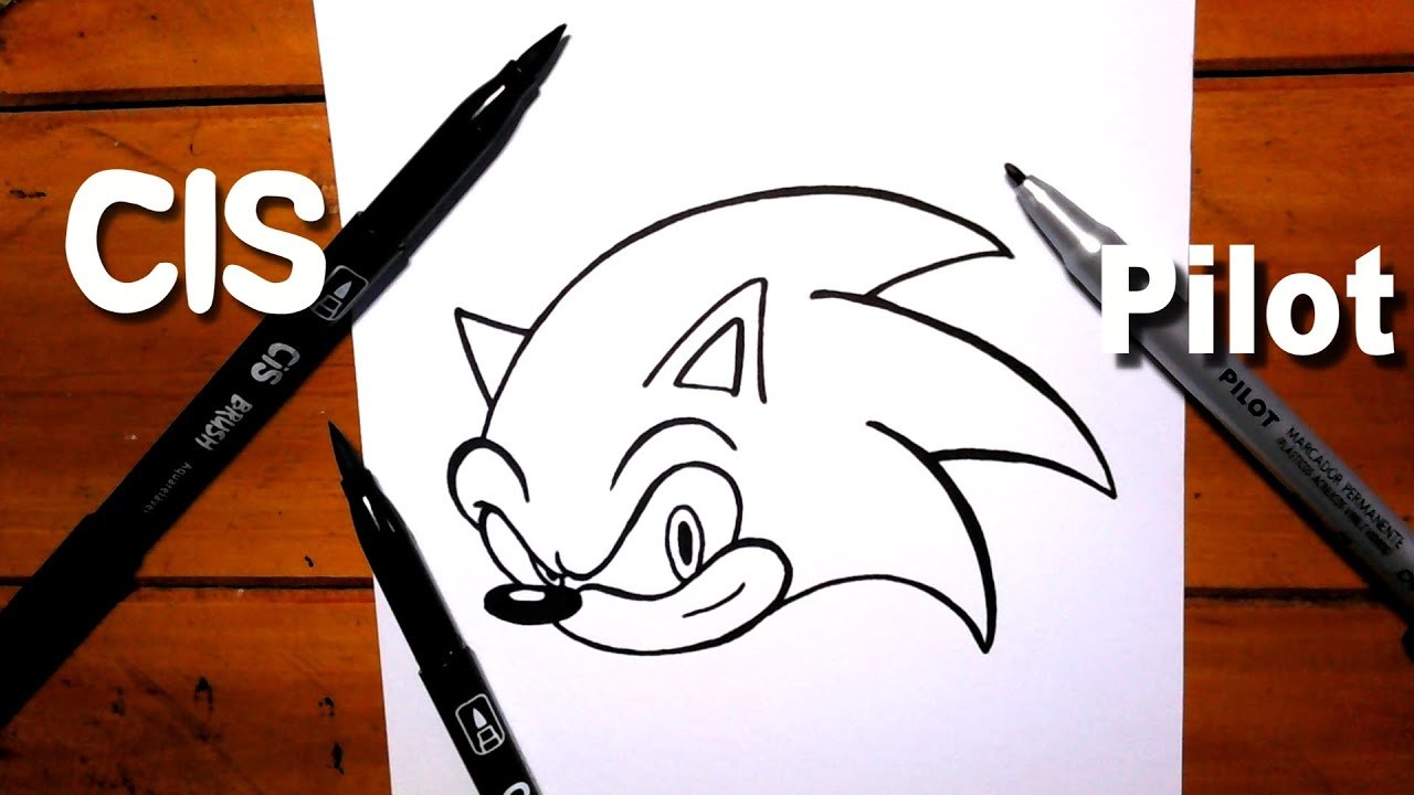 COMO dibujar A Sonic