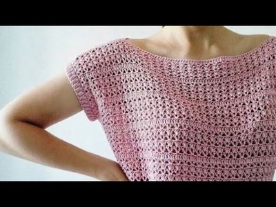 BLUSA CROCHET SEGUNDA PARTE