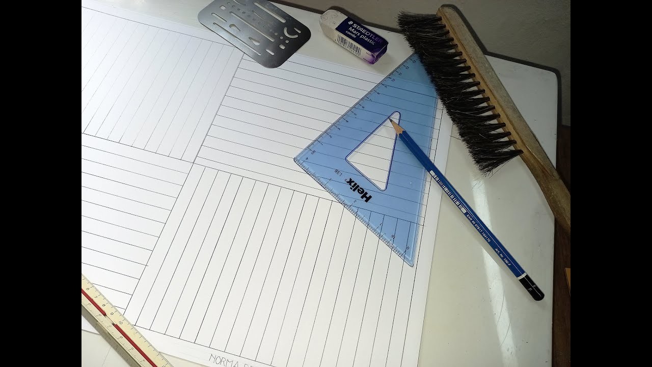 PRIMEROS TRAZOS EN DIBUJO TÉCNICO