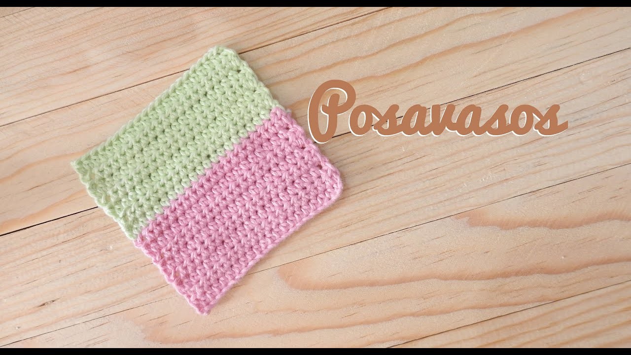 Como tejer posavasos a crochet paso a paso. diseño propio