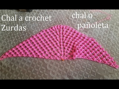 Chal a crochet puff Zurdas 1