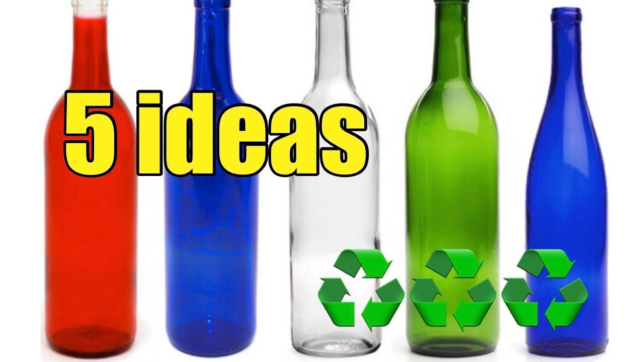 5 ideas para reciclar botellas de cristal