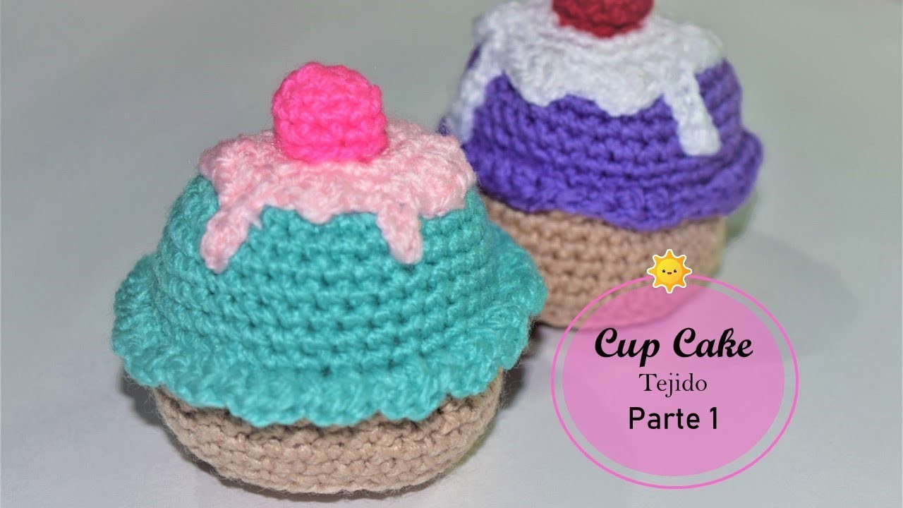 Cup Cake a Crochet Parte 1.3 - #Amigurumi - DIY - AnabelMonGar