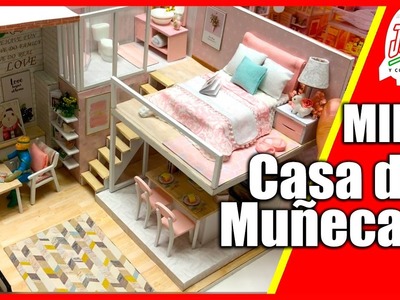 #DIY CASA Mini Para ARMAR con LUZ Tranquil Life Loft Apartment ► Juegos Juguetes y Coleccionables