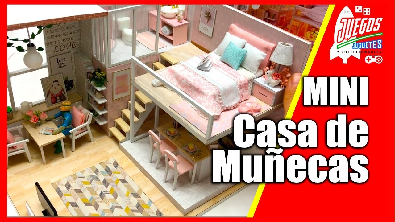 #DIY CASA Mini Para ARMAR con LUZ Tranquil Life Loft Apartment ► Juegos Juguetes y Coleccionables